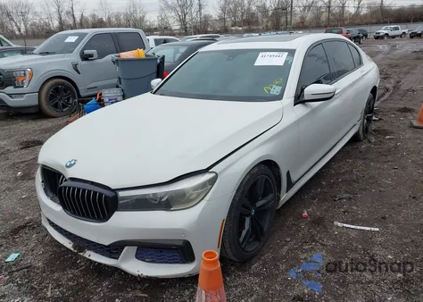 2016 BMW 740I from USA, damaged, VIN WBA7E2C50GG714647